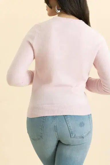 LINGUA FRANCA Ciao Bella Crewneck | Thumbnail 4 LINGUA FRANCA Ciao Bella Crewneck | Thumbnail 4