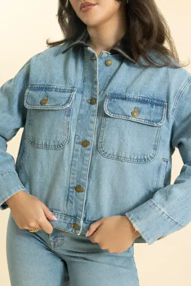 Simkhai Philoh Crop Jacket | Thumbnail 3