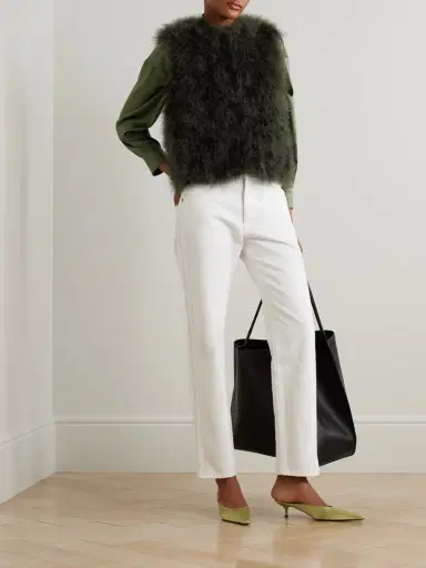 Yves Salomon Feather Vest | Thumbnail 2