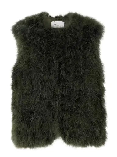 Yves Salomon Feather Vest | Thumbnail 1