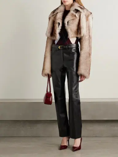 Khaite Callum Leather Straight-leg Pants | Thumbnail 2 Khaite Callum Leather Straight-leg Pants | Thumbnail 2