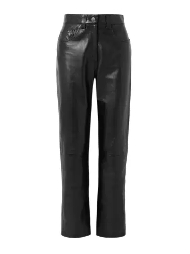 Khaite Callum Leather Straight-leg Pants | Thumbnail 1 Khaite Callum Leather Straight-leg Pants | Thumbnail 1
