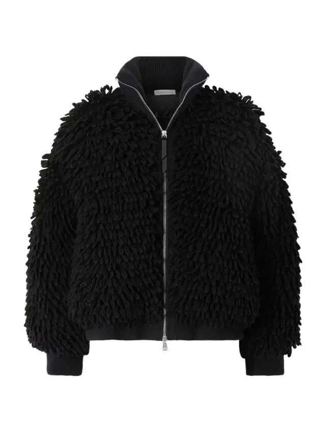 + Edward Enninful Wool-blend Zip-up Cardigan