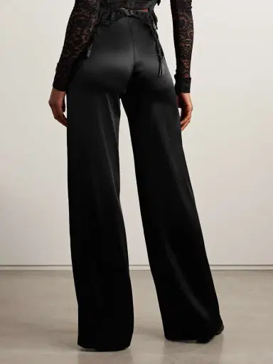 Balenciaga Satin Wide-leg Pants | Thumbnail 3