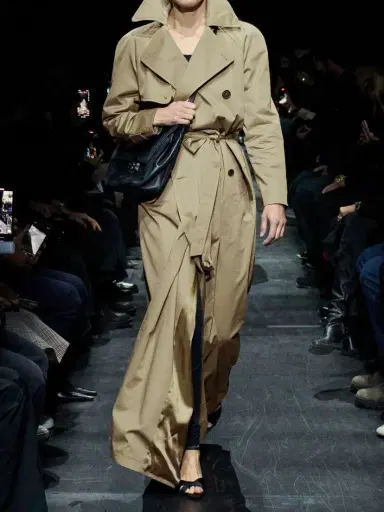 Balenciaga Cocoon Double-breasted Cotton-twill Trench Coat | Thumbnail 4 Balenciaga Cocoon Double-breasted Cotton-twill Trench Coat | Thumbnail 4