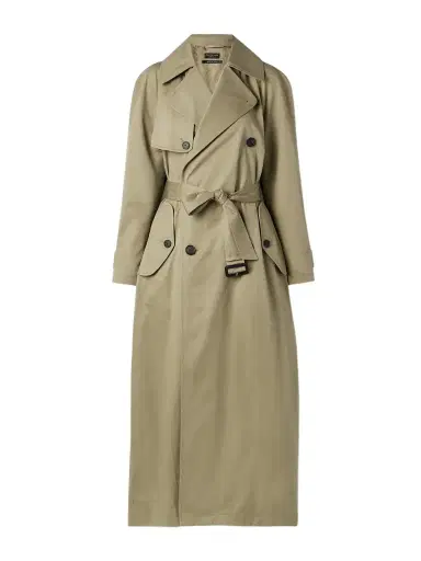 Balenciaga Cocoon Double-breasted Cotton-twill Trench Coat | Thumbnail 1 Balenciaga Cocoon Double-breasted Cotton-twill Trench Coat | Thumbnail 1