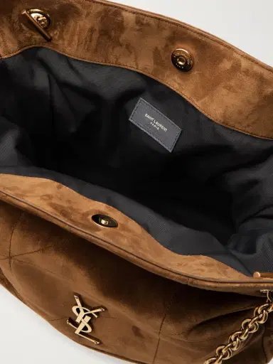 Saint Laurent Jamie Shopping Quilted Suede Shoulder Bag | Thumbnail 5