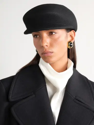 Gigi Burris Laurel Wool-felt Flat Cap | Thumbnail 2 Gigi Burris Laurel Wool-felt Flat Cap | Thumbnail 2
