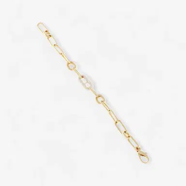 Crivelli Crivelli 18K Yellow Gold Diamond Link Bracelet by The Solist | Thumbnail 2 Crivelli Crivelli 18K Yellow Gold Diamond Link Bracelet by The Solist | Thumbnail 2