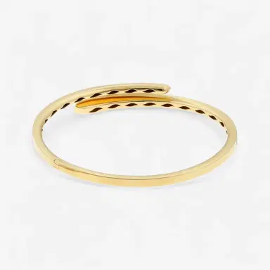 Crivelli Crivelli 18K Yellow Gold Diamond Open Bangle Bracelet by The Solist | Thumbnail 3 Crivelli Crivelli 18K Yellow Gold Diamond Open Bangle Bracelet by The Solist | Thumbnail 3