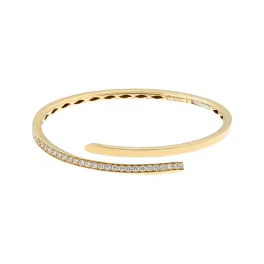 Crivelli Crivelli 18K Yellow Gold Diamond Open Bangle Bracelet by The Solist | Thumbnail 1 Crivelli Crivelli 18K Yellow Gold Diamond Open Bangle Bracelet by The Solist | Thumbnail 1