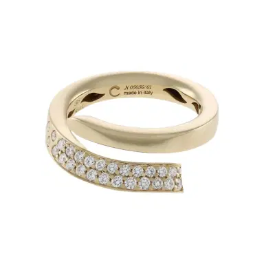 Crivelli Crivelli 18K Yellow Gold Diamond Slim Wrap Ring Sz. 7 by The Solist | Thumbnail 1 Crivelli Crivelli 18K Yellow Gold Diamond Slim Wrap Ring Sz. 7 by The Solist | Thumbnail 1