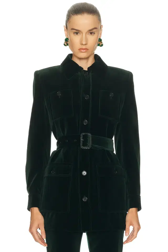 Saint Laurent Belted Coat