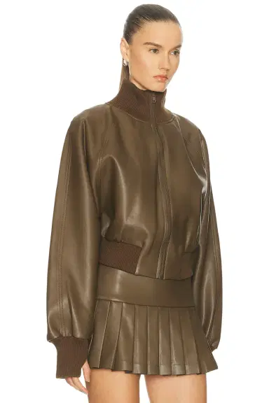 Norma Kamali Oversized Turtleneck Bomber Jacket | Thumbnail 2