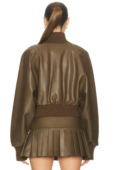 Norma Kamali Oversized Turtleneck Bomber Jacket | Thumbnail 3