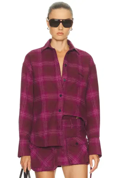 THE ATTICO Check Shirt | Thumbnail 3