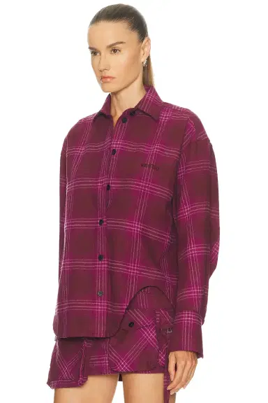 THE ATTICO Check Shirt | Thumbnail 4