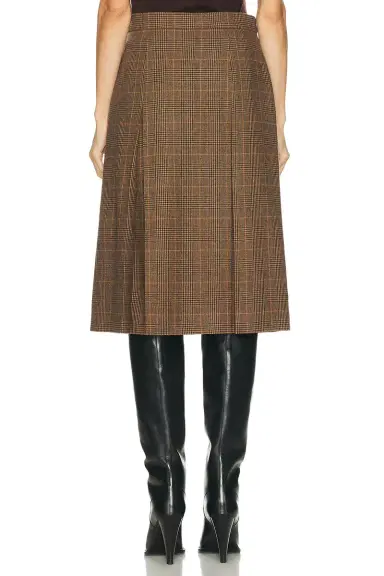 Saint Laurent Midi Skirt | Thumbnail 4 Saint Laurent Midi Skirt | Thumbnail 4