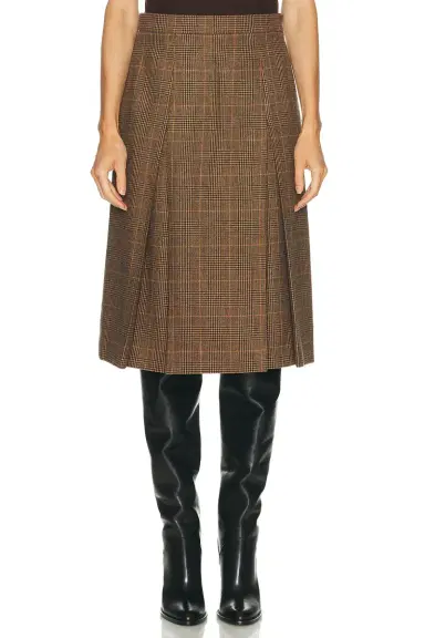 Saint Laurent Midi Skirt | Thumbnail 1 Saint Laurent Midi Skirt | Thumbnail 1