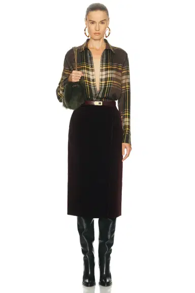 Saint Laurent Pencil Skirt | Thumbnail 5 Saint Laurent Pencil Skirt | Thumbnail 5