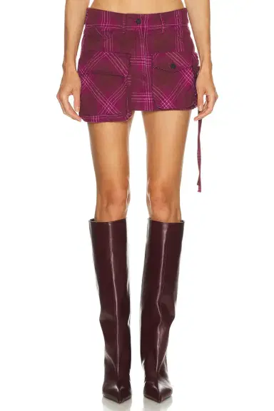 THE ATTICO Check Mini Skirt | Thumbnail 1
