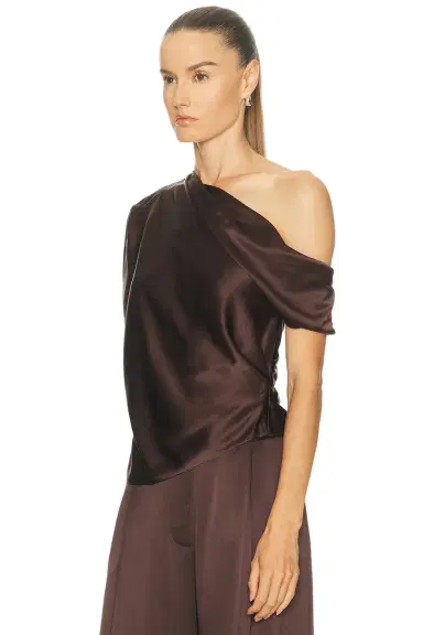 THE SEI Asymmetrical Drape Top | Thumbnail 3 THE SEI Asymmetrical Drape Top | Thumbnail 3
