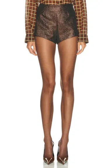 SIMONMILLER Fleur Metallic Short | Thumbnail 1