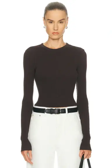 Citizens of Humanity Pilar Waffle Crewneck Top | Thumbnail 3 Citizens of Humanity Pilar Waffle Crewneck Top | Thumbnail 3