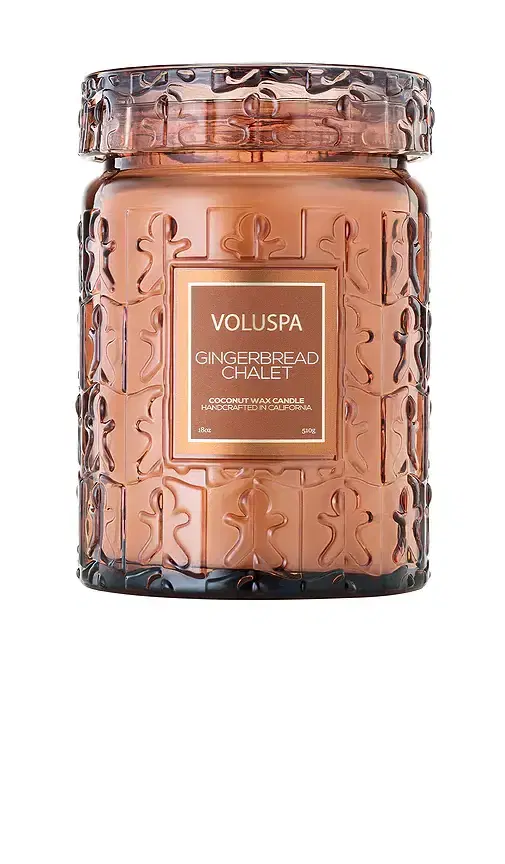 Voluspa Gingerbread Chalet Large Jar Candle