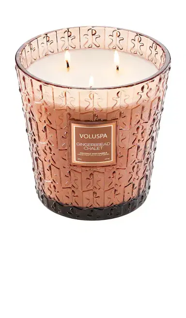 Voluspa Gingerbread Chalet 3 Wick Hearth Candle | Thumbnail 2