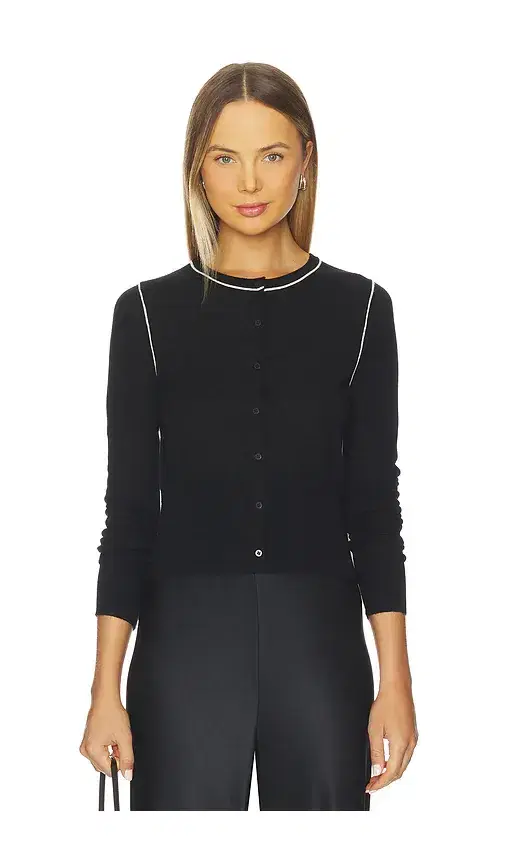 St. Agni Wool Fine Line Cardigan