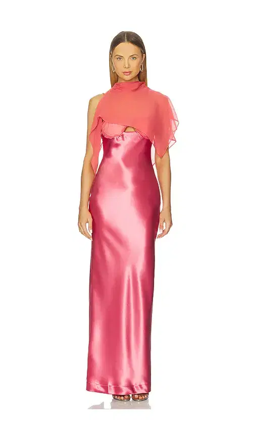 Paris Georgia Suki Dress With Cape