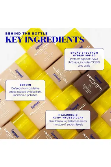 SUPERGOOP! Protec(tint) Daily Skin Tint SPF 50 | Thumbnail 9 SUPERGOOP! Protec(tint) Daily Skin Tint SPF 50 | Thumbnail 9