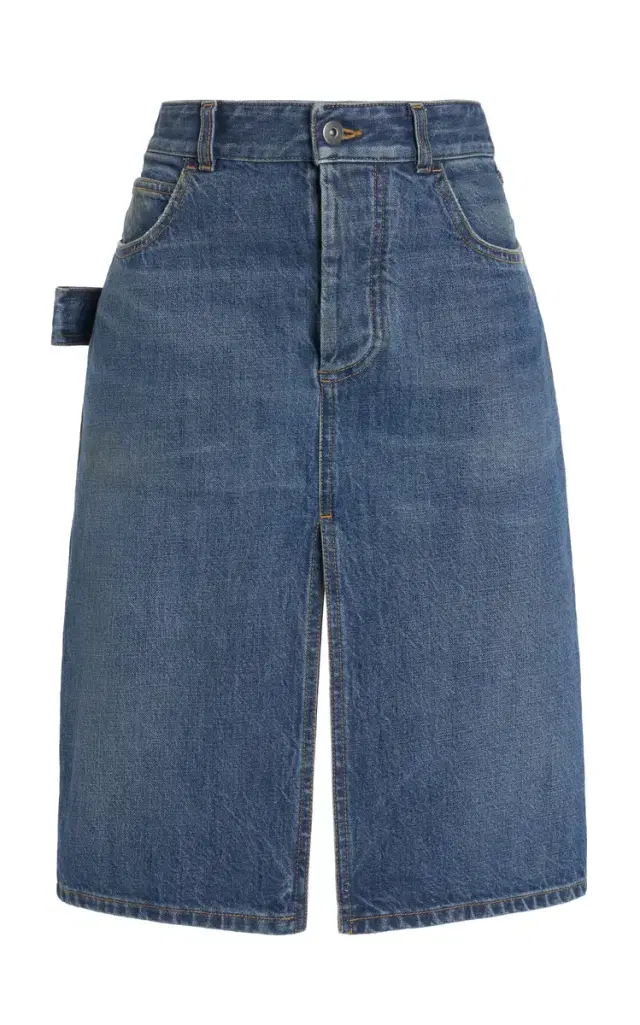 Denim Midi Skirt