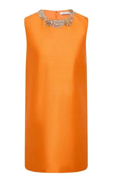 RACHEL GILBERT Ludovica Embellished Wool-Silk Mini Shift Dress | Thumbnail 1 RACHEL GILBERT Ludovica Embellished Wool-Silk Mini Shift Dress | Thumbnail 1