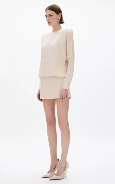 Rachel Gilbert Florida Crystal-Back Mini Dress | Thumbnail 3