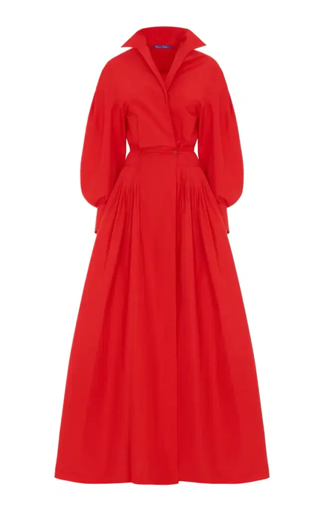 Daley Cotton-Blend Maxi Shirt Dress