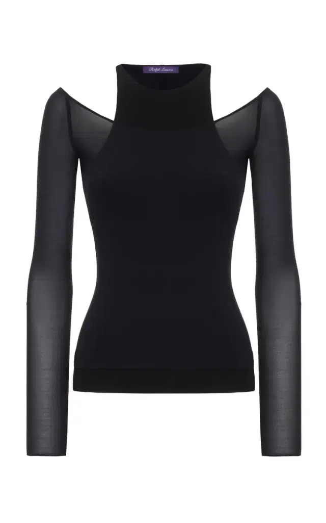 Ralph Lauren Maxine Silk Jersey Top