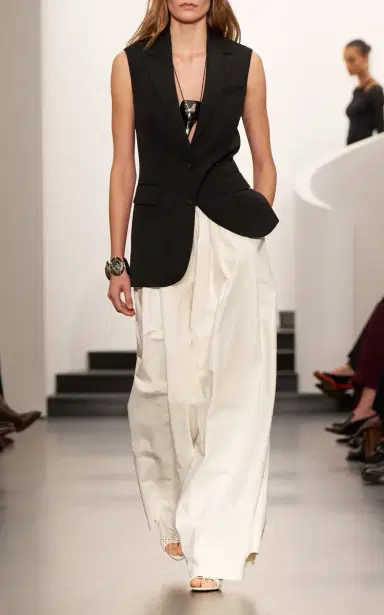 Ralph Lauren Vannesa Leather Wide-Leg Pants | Thumbnail 3