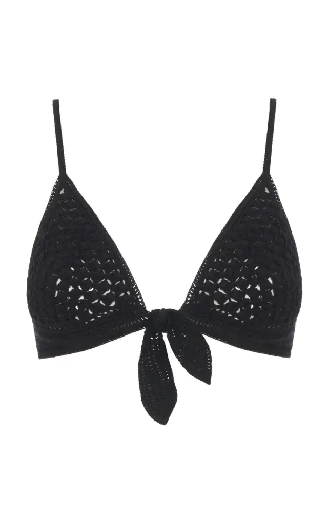 Ralph Lauren Twisted Silk Bra Top