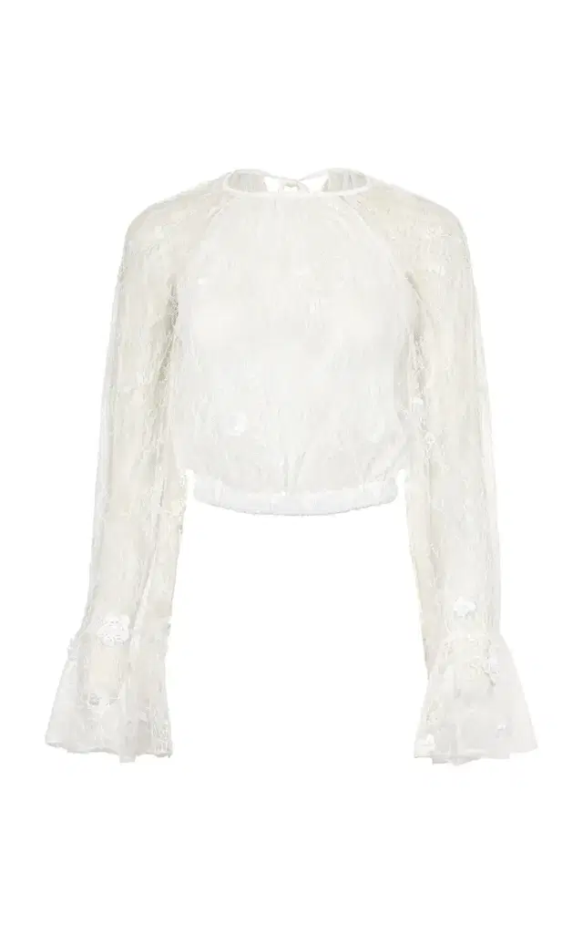 Francesca Miranda Alba Sheer Lace Top