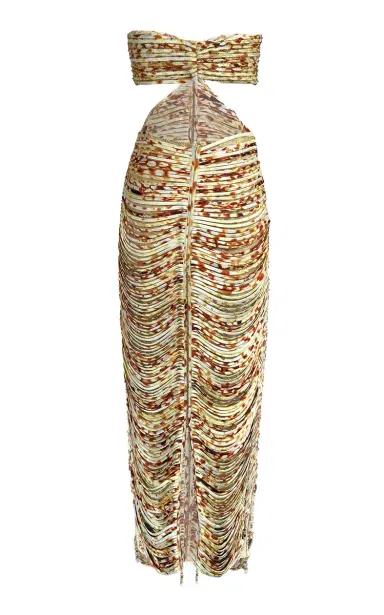 Francesca Miranda Ola Solar Cutout Silk Handmade Dress | Thumbnail 13