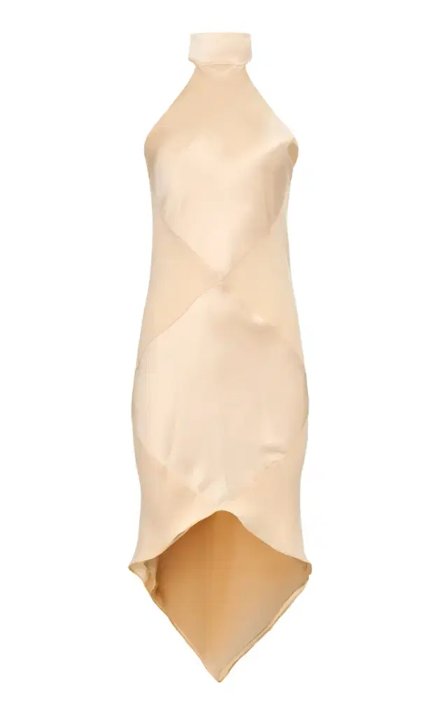 Francesca Miranda Alma Halter Silk Dress