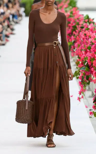 Michael Kors Collection Jersey Scoop-Neck Bodysuit | Thumbnail 2 Michael Kors Collection Jersey Scoop-Neck Bodysuit | Thumbnail 2