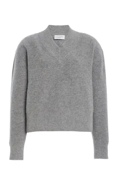 Brandon Maxwell The Maris Cashmere Sweater | Thumbnail 1 Brandon Maxwell The Maris Cashmere Sweater | Thumbnail 1