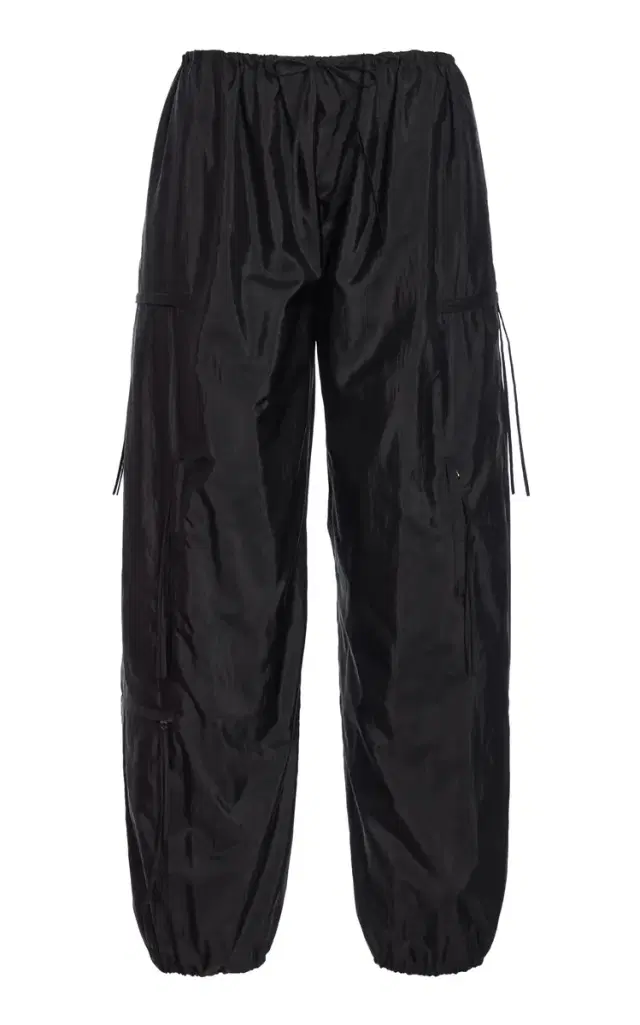 The Scout  Relaxed Technical Silk Straight-Leg Cargo Pants