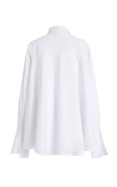 Brandon Maxwell The Vaughn Layered Cotton-Blend Shirt | Thumbnail 9