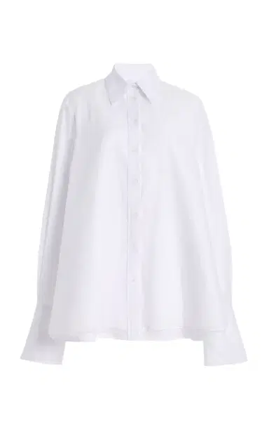 Brandon Maxwell The Vaughn Layered Cotton-Blend Shirt | Thumbnail 1