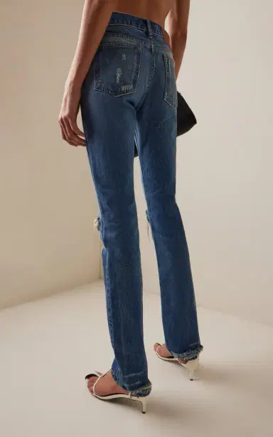 Brandon Maxwell The Riggs Mid-Rise Cigarette Jeans | Thumbnail 4