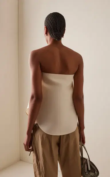 Brandon Maxwell The Shea Virgin Wool-Blend Top | Thumbnail 4